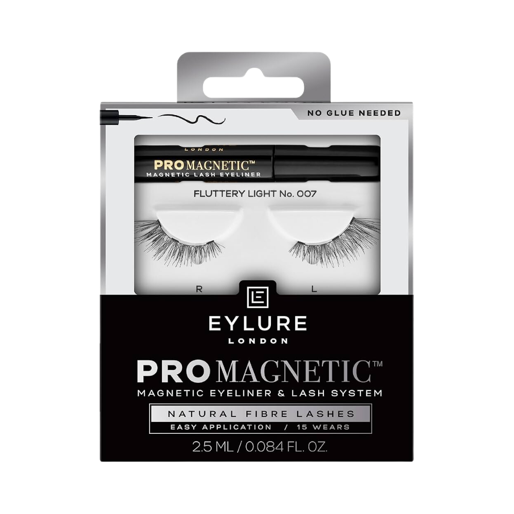 4 x Eylure London Pro Magnetic Eyeliner & Lash System - Fluttery Light 007