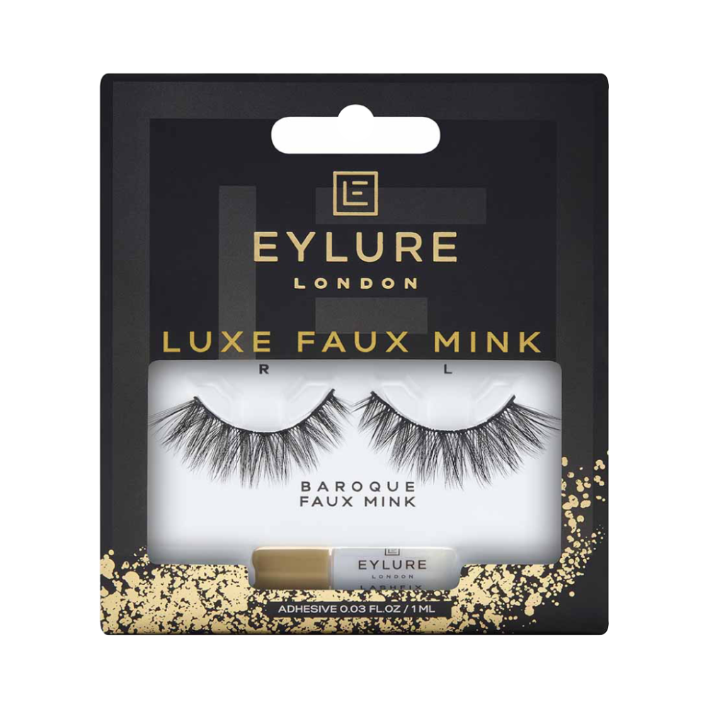 6 x Eylure London Luxe Faux Mink Lashes - Baroque