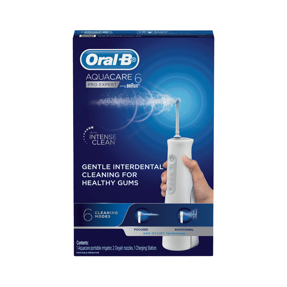 Oral-B AquaCare 6 Pro Expert Portable Irrigator Water Flosser