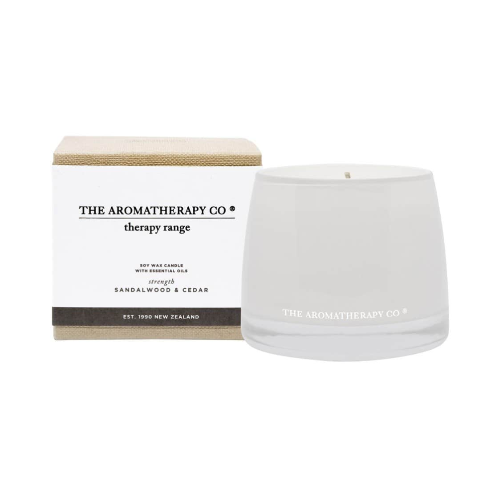 The Aromatherapy Co. Therapy Strength Candle Sandalwood & Cedar 260g