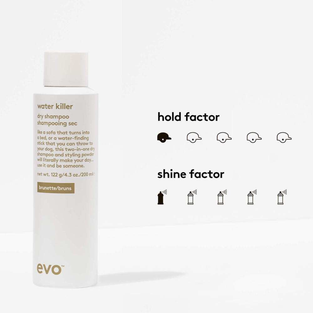 Evo Water Killer Dry Shampoo Brunette 200mL