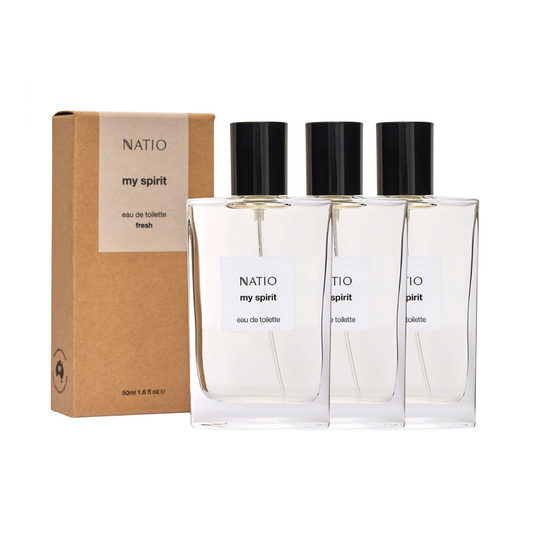 3 x Natio My Spirit Fresh Eau De Toilette 50mL