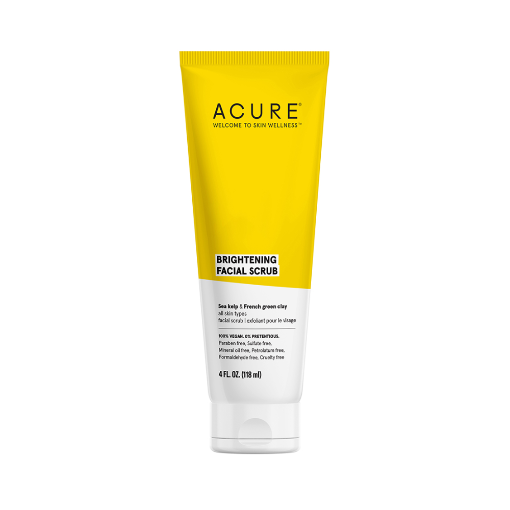 2 x ACURE Brightening Facial Scrub 118mL