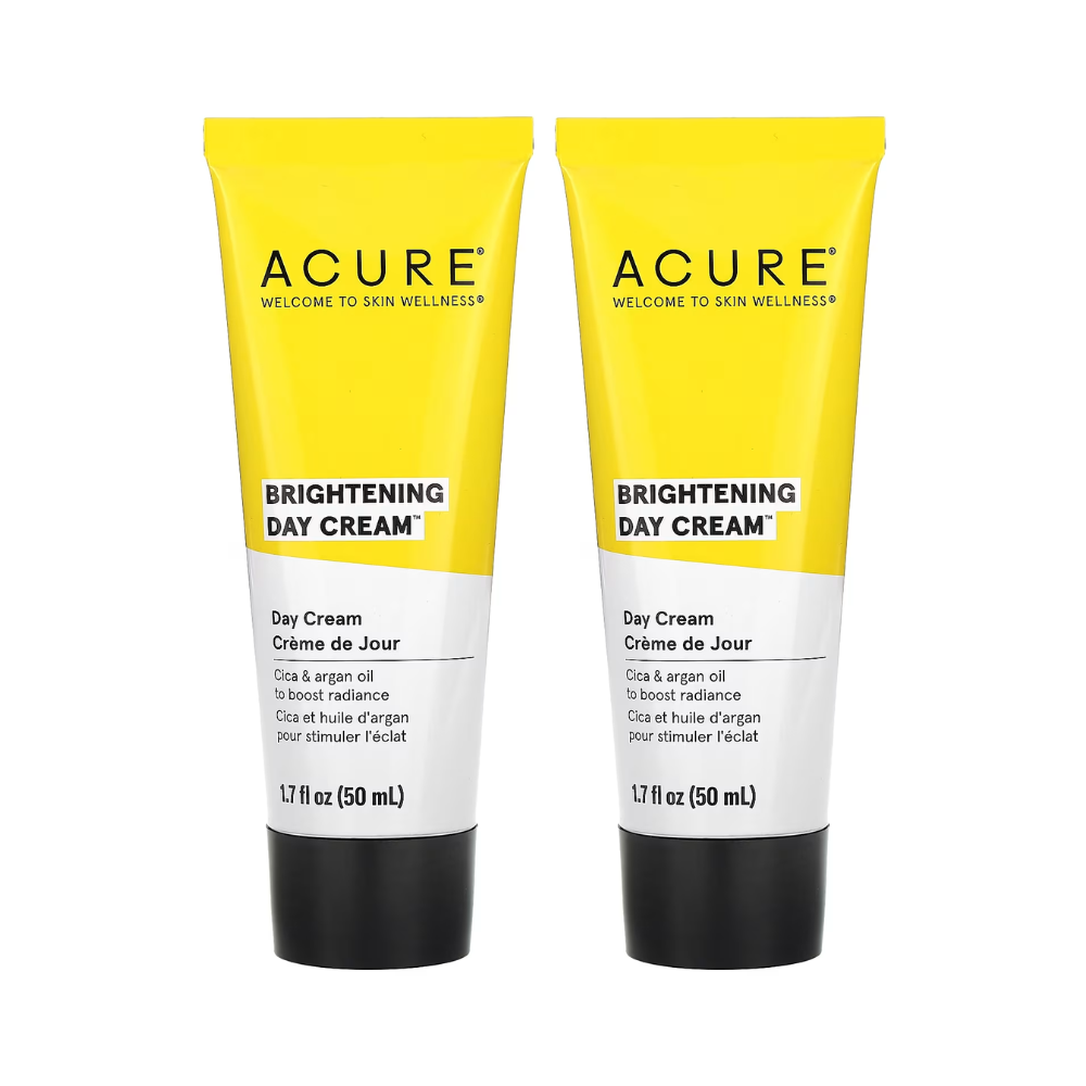 2 x ACURE Brightening Day Cream 50mL