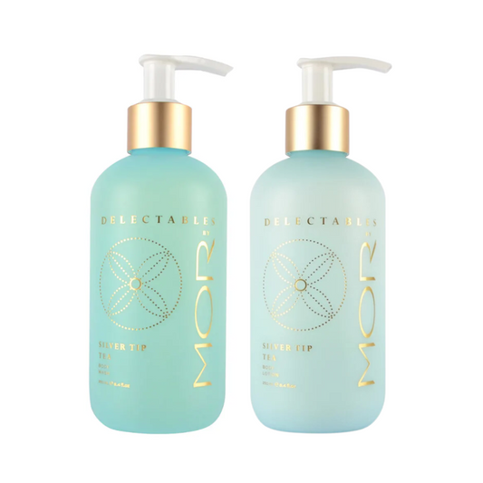 MOR Boutique Delectables Body Wash & Lotion 250mL Duo - Silver Tip Tea