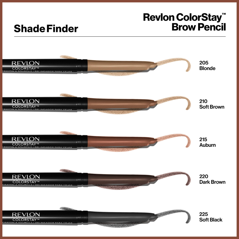 2 x Revlon ColorStay Brow Pencil 0.35g - 210 Soft Brown