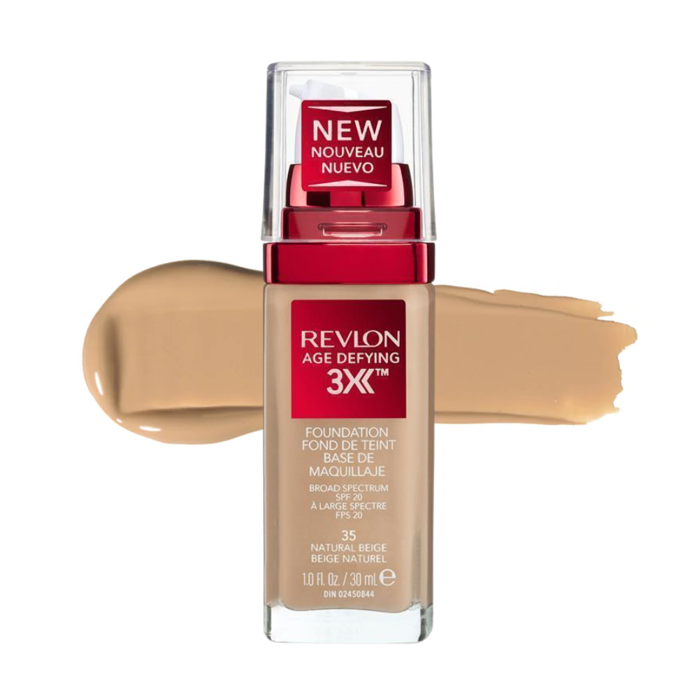 Revlon Age Defying 3X Foundation 30mL - 35 Natural Beige