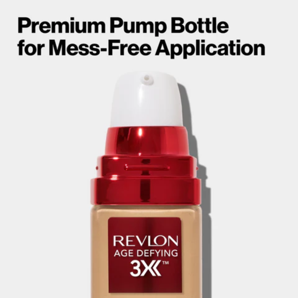2 x Revlon Age Defying 3X Foundation 30mL - 40 Medium Beige