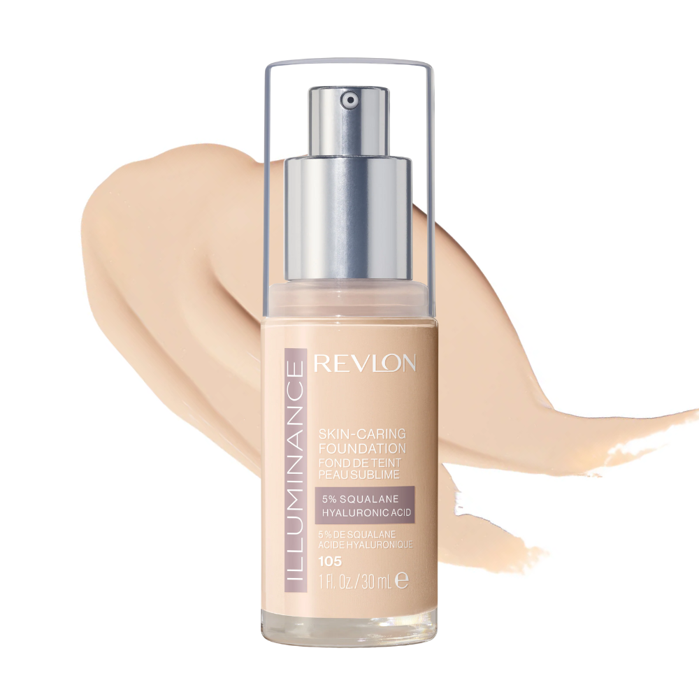 2 x Revlon Illuminance Skin-Caring Foundation 30mL - 105 Cream Ivory