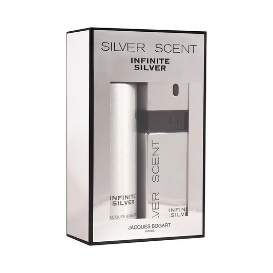 Jacques Bogart Silver Scent Infinite Silver 2 Piece Fragrance Gift Set