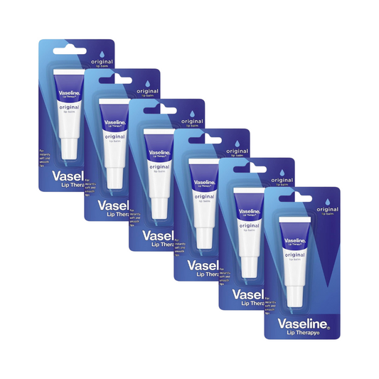 6 x Vaseline Lip Therapy Original Lip Balm 10g