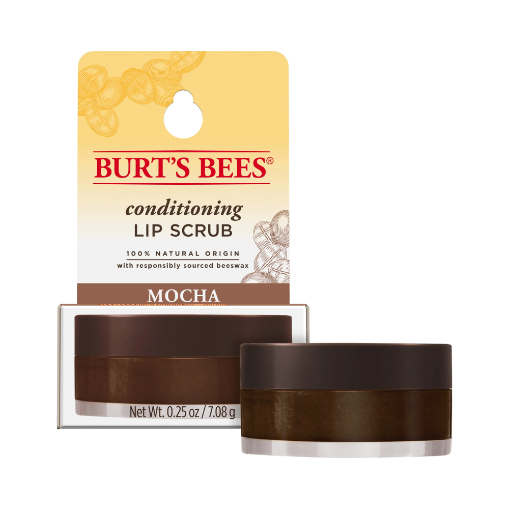 4 x Burt's Bees Conditioning Lip Scrub 7.08g - Mocha