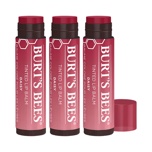 3 x Burt's Bees Tinted Lip Balm 4.25g - Daisy