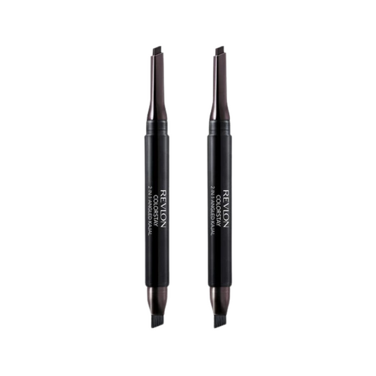 2 x Revlon Colorstay 2 In 1 Angled Kajal Eyeliner 0.28g - 101 Onyx