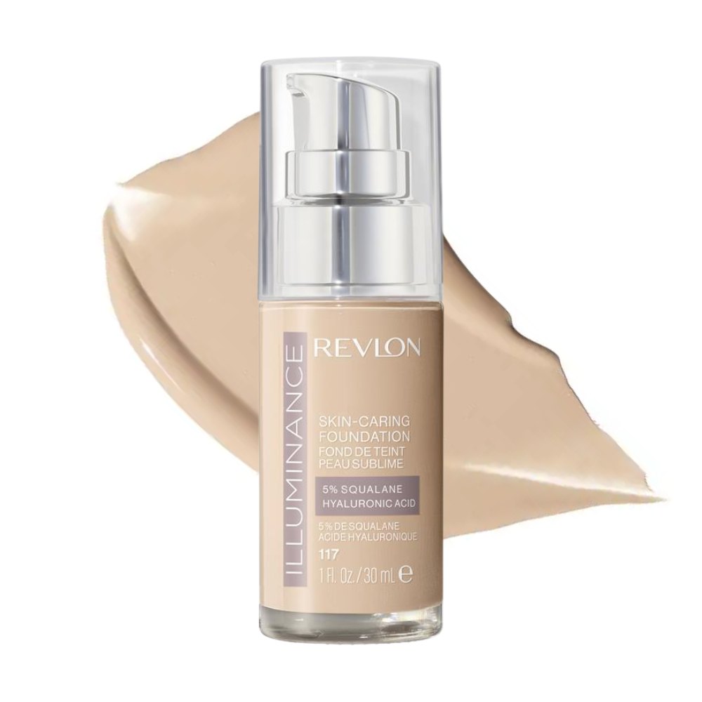 2 x Revlon Illuminance Skin-Caring Foundation 30mL - 117 Light Beige