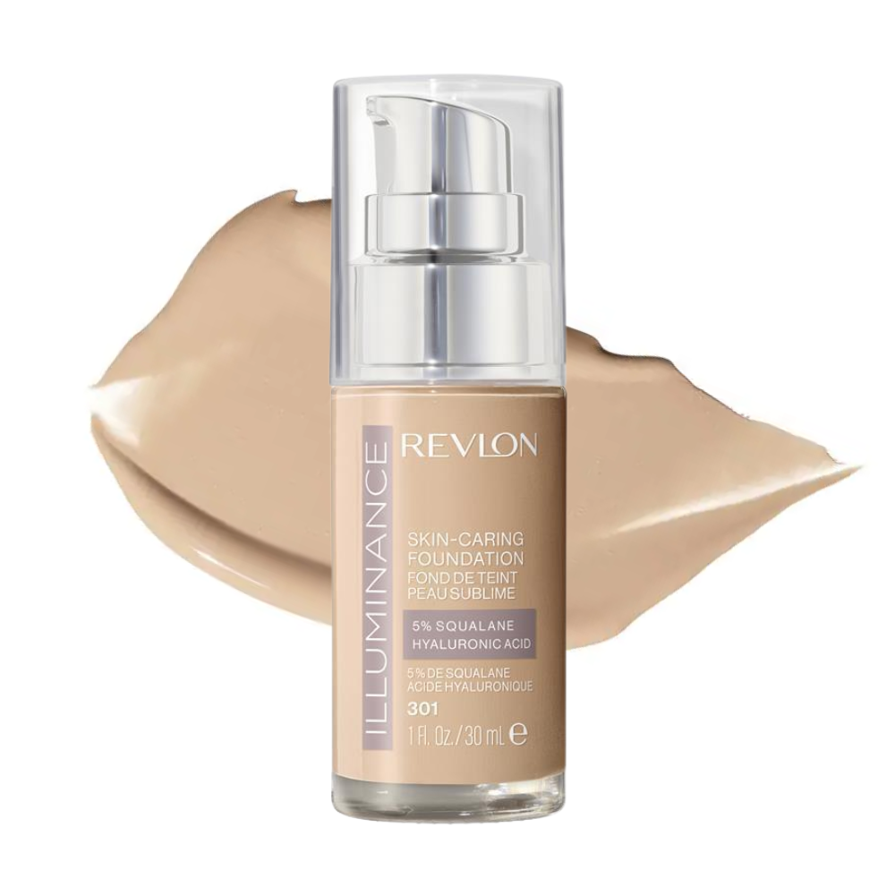 2 x Revlon Illuminance Skin-Caring Foundation 30mL - 301 Cool Beige