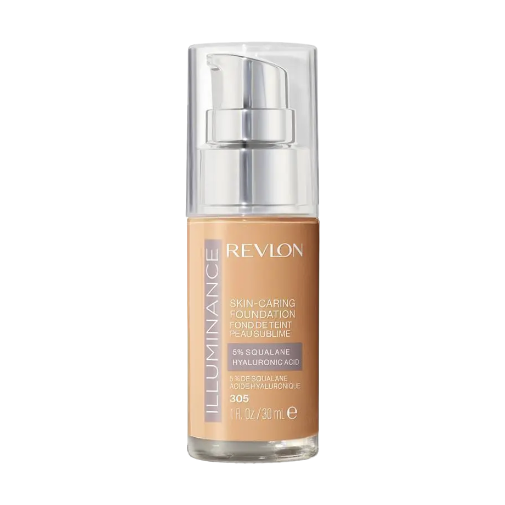 2 x Revlon Illuminance Skin-Caring Foundation 30mL - 305 Medium Sand