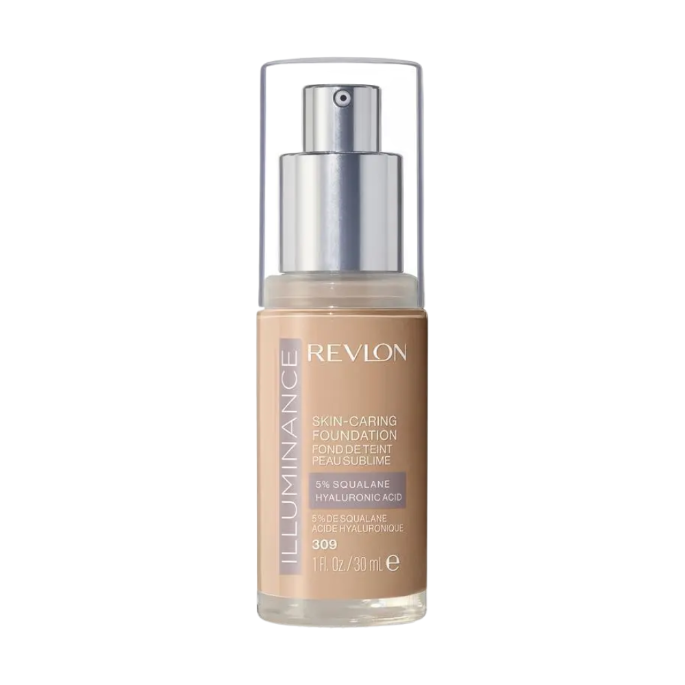 2 x Revlon Illuminance Skin-Caring Foundation 30mL - 309 Toasted Beige