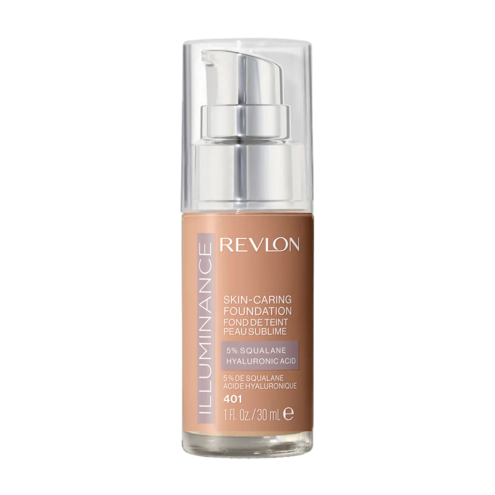 2 x Revlon Illuminance Skin-Caring Foundation 30mL - 401 Light Coffee