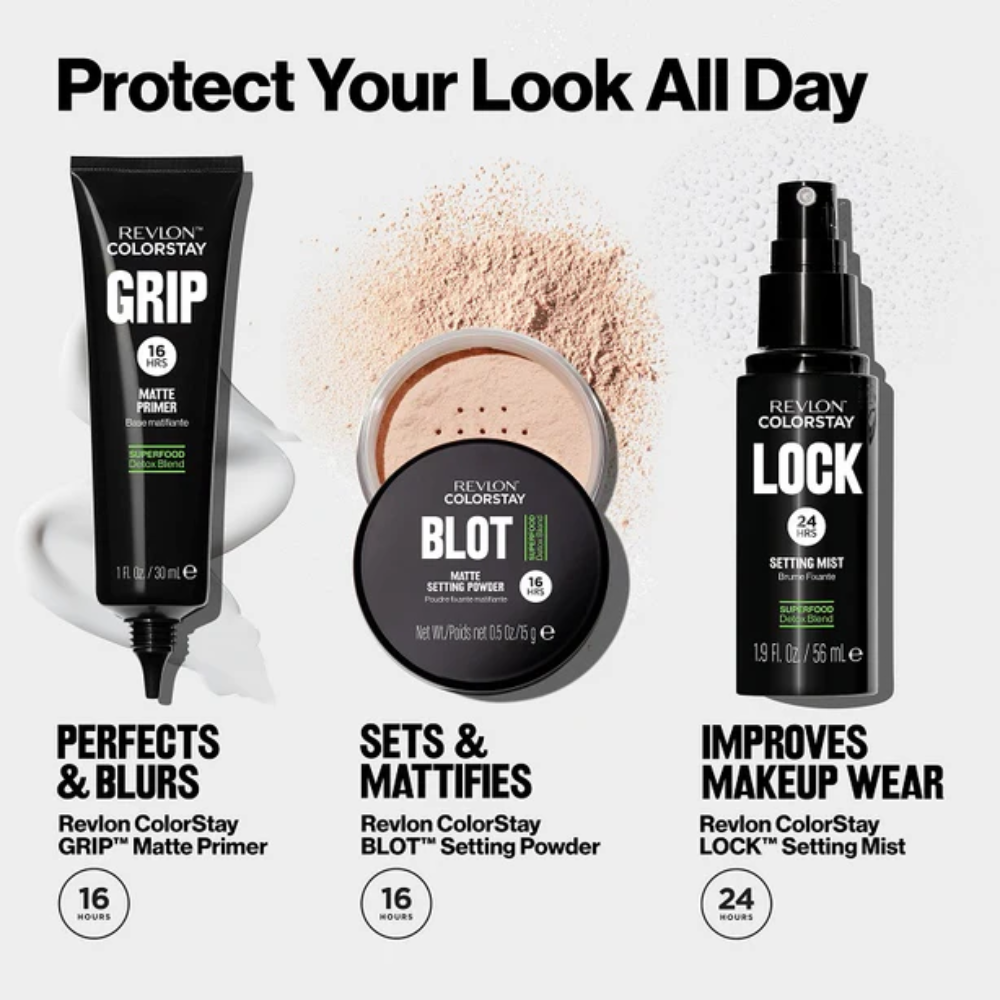 2 x Revlon Colorstay Grip Matte Primer 30mL