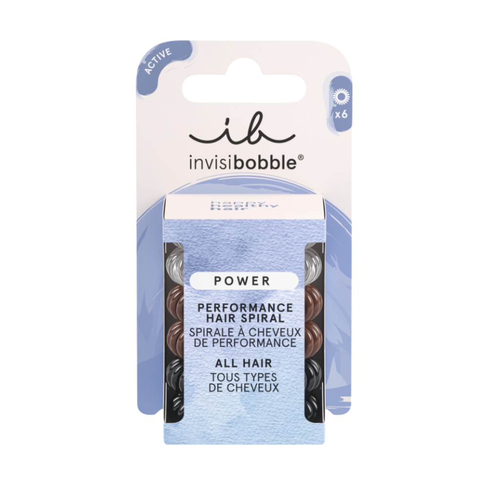 Invisibobble Power Performance Spiral Hair Ties 6Pk - Simply The Best