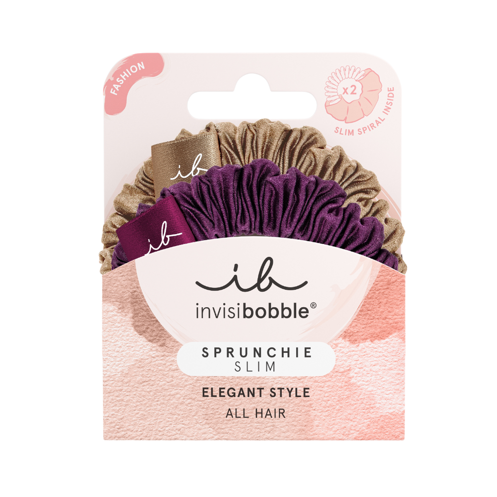 Invisibobble Sprunchie Slim Spiral Scrunchie 2Pk - The Snuggle Is Real