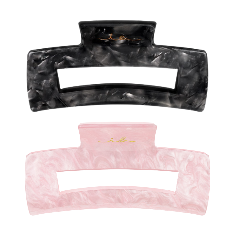 Invisibobble Clipstar Hair Claw Clip 2Pk - Eclipse Glossy