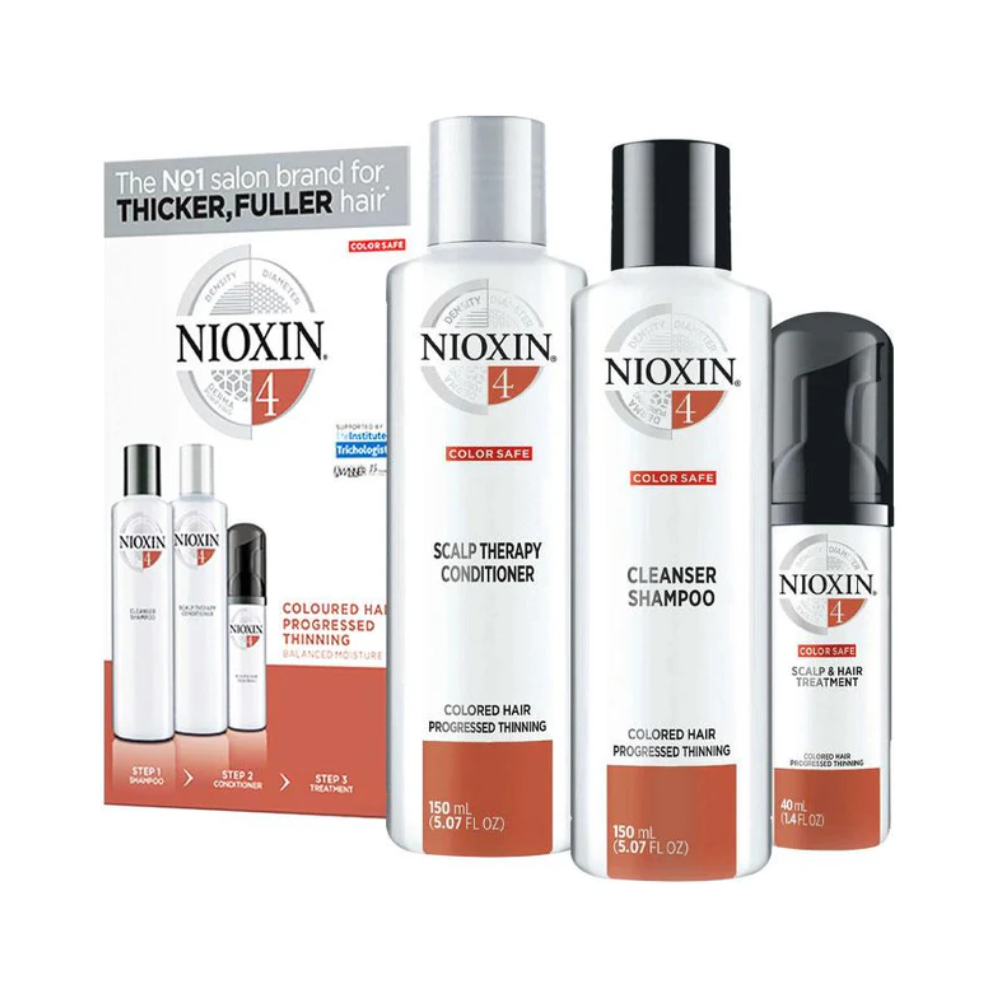 Nioxin System Kit Nioxin System 4 Trial Kit - Colored Hair With Progressed Thinning – On ...