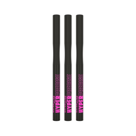 3 x Maybelline Hyper Precise All Day Liquid Liner 1mL - Black