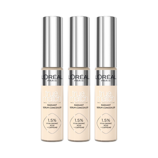 3 x L'Oreal Paris True Match Radiant Serum Concealer 11mL - 1N