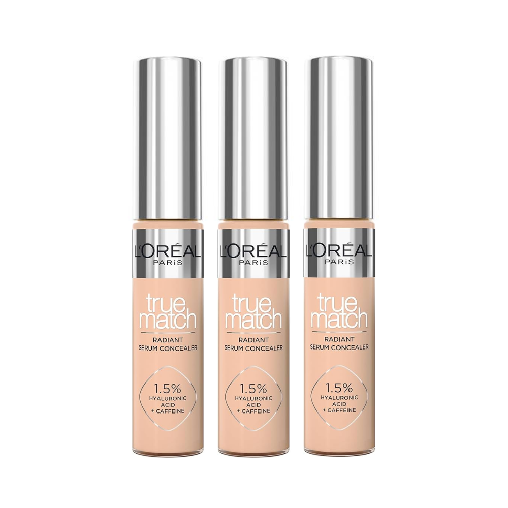 3 x L'Oreal Paris True Match Radiant Serum Concealer 11mL - 7N