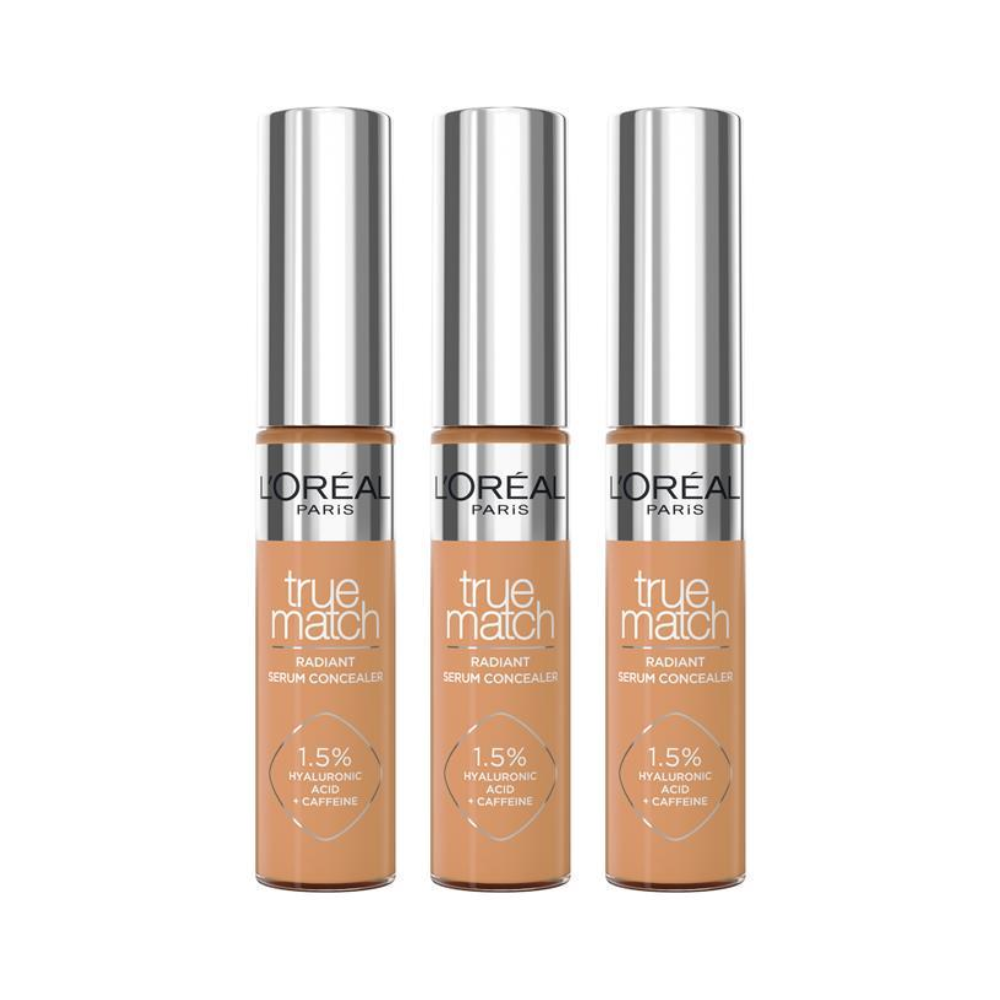 3 x L'Oreal Paris True Match Radiant Serum Concealer 11mL - 8N