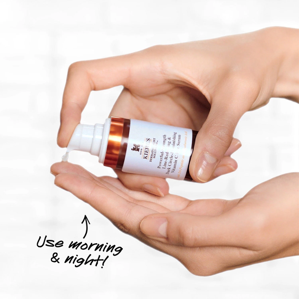 Kiehl's Powerful-Strength Line-Reducing & Dark Circle-Diminishing Vitamin C Eye Serum 15mL