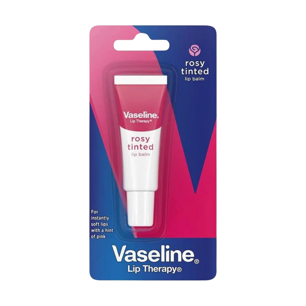 6 x Vaseline Lip Therapy Tinted Lip Balm 10g - Rosy