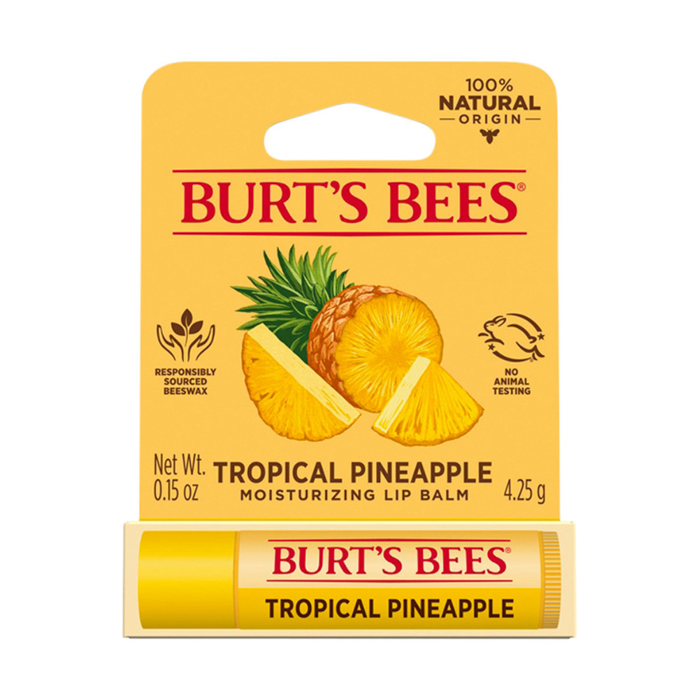 6 x Burt's Bees Tropical Pineapple Lip Balm 4.25g