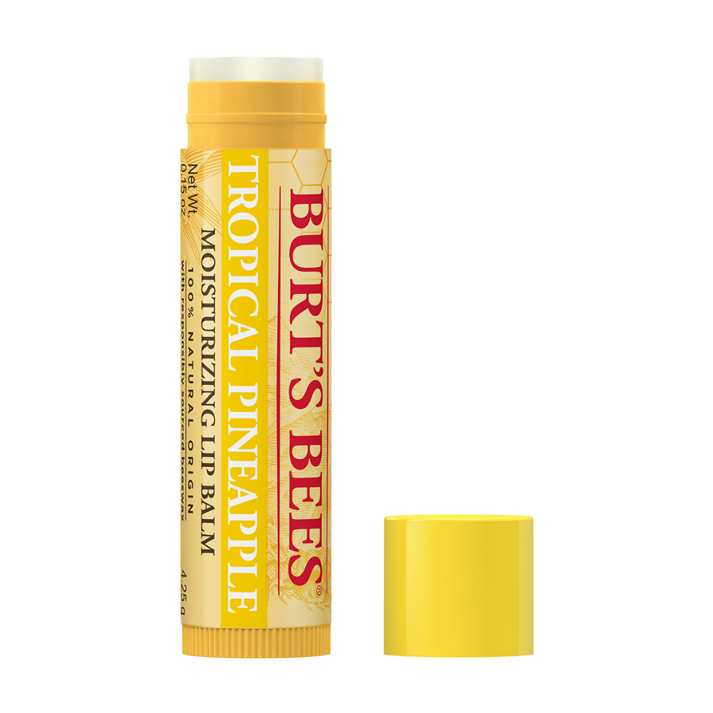 6 x Burt's Bees Tropical Pineapple Lip Balm 4.25g