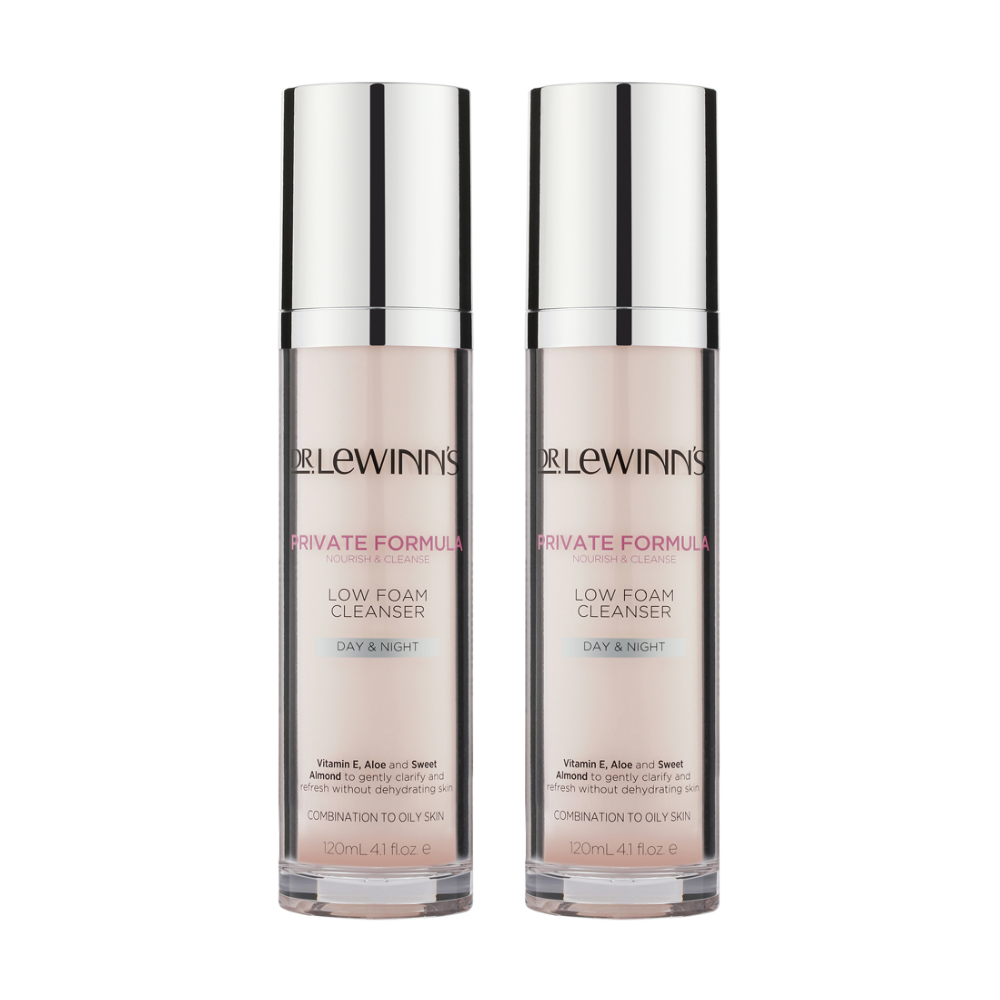 2 x Dr LeWinn's Day & Night Low Foam Cleanser 120mL