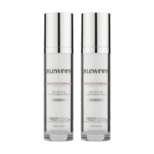 2 x Dr LeWinn's Day & Night Sensitive Cleansing Milk 120mL