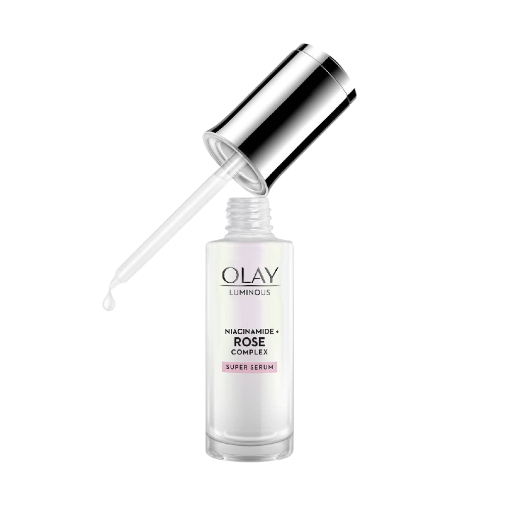 2 x Olay Luminous Niacinamide + Rose Complex Super Serum 30mL