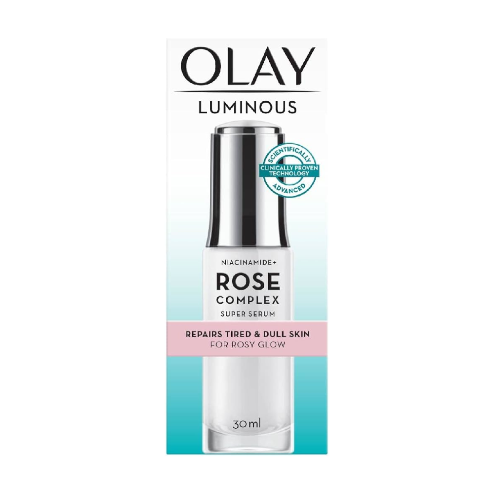 2 x Olay Luminous Niacinamide + Rose Complex Super Serum 30mL