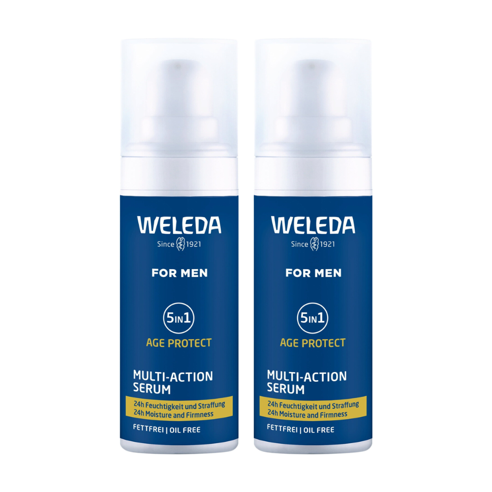 2 x Weleda Men 5 in 1 Multi-Action Serum 30mL