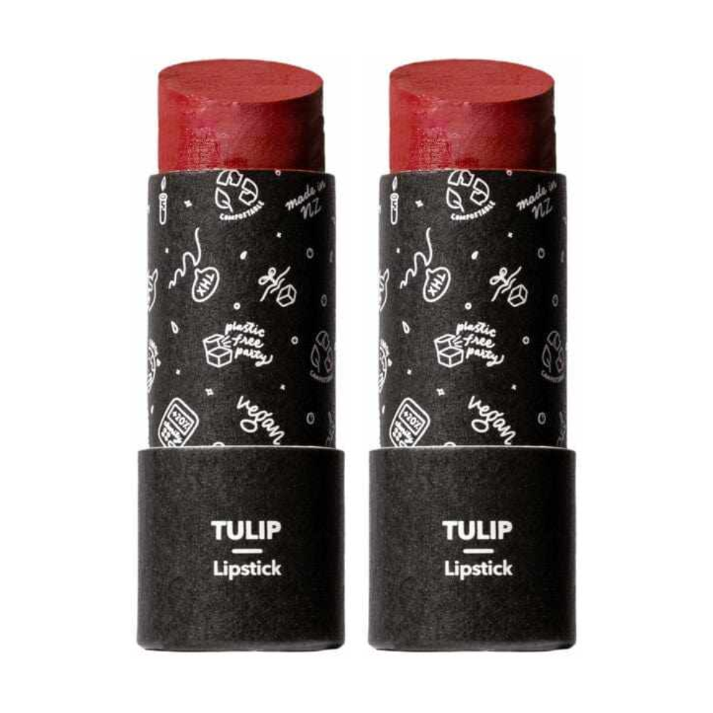 2 x ETHIQUE Lipstick 8g - Tulip Deep Berry Brown