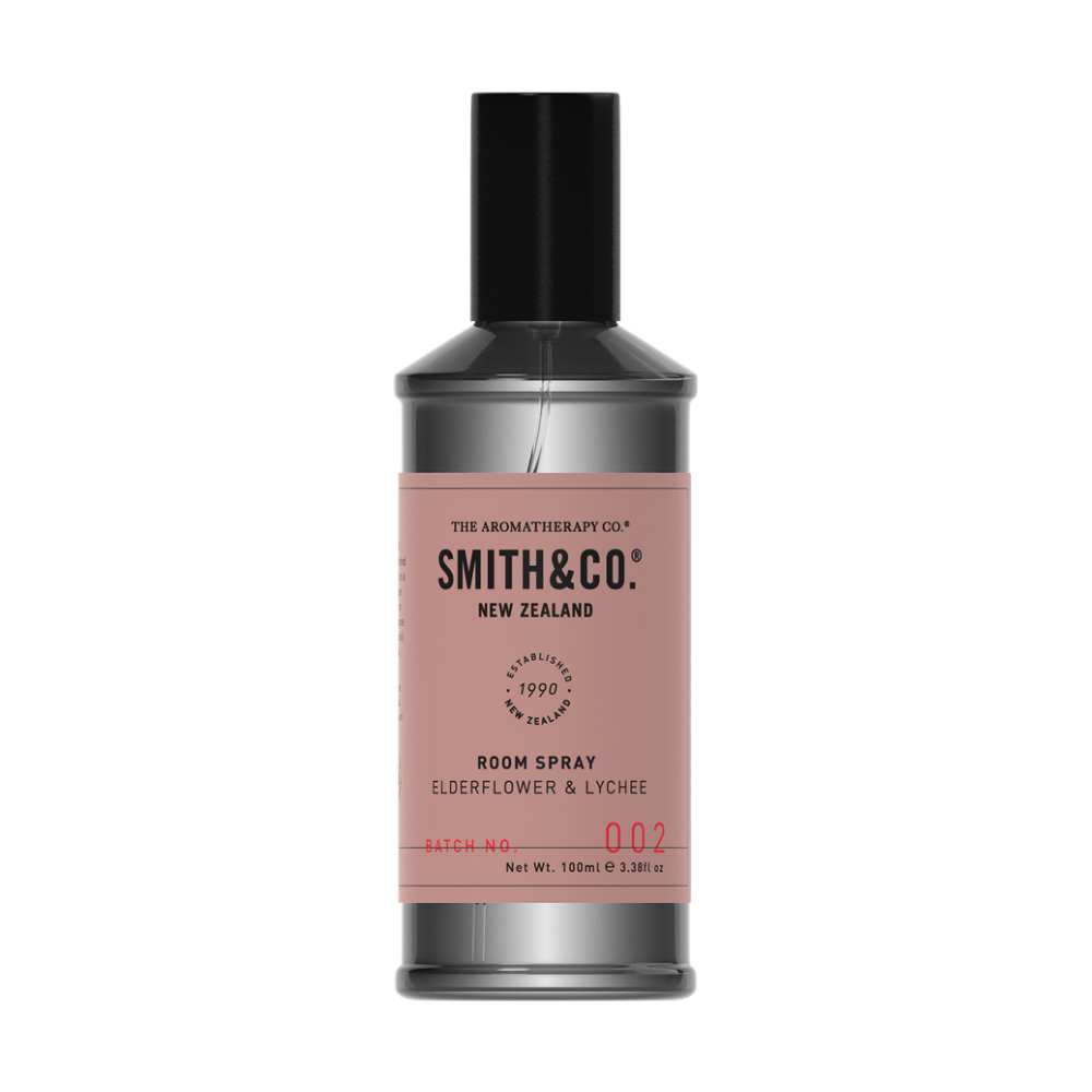 3 x The Aromatherapy Co. Smith And Co. Room Spray 100mL - Elderflower & Lychee