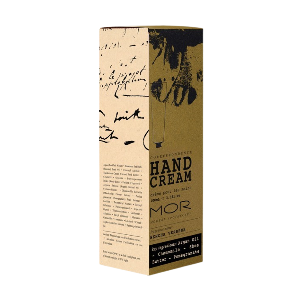 MOR Boutique Correspondence Hand Cream 100mL - Sencha Verbena