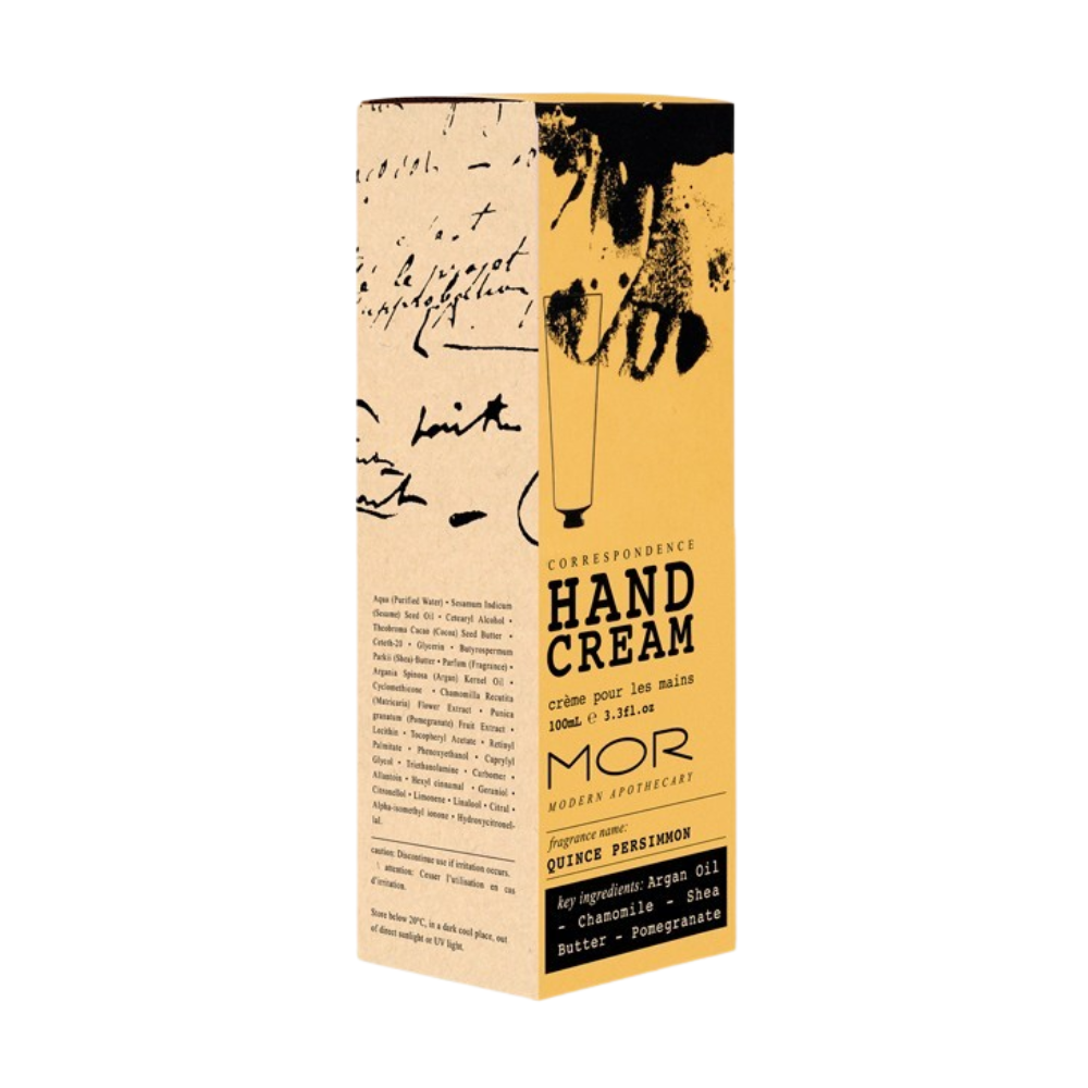 3 x MOR Boutique Correspondence Hand Cream 100mL - Quince Persimmon