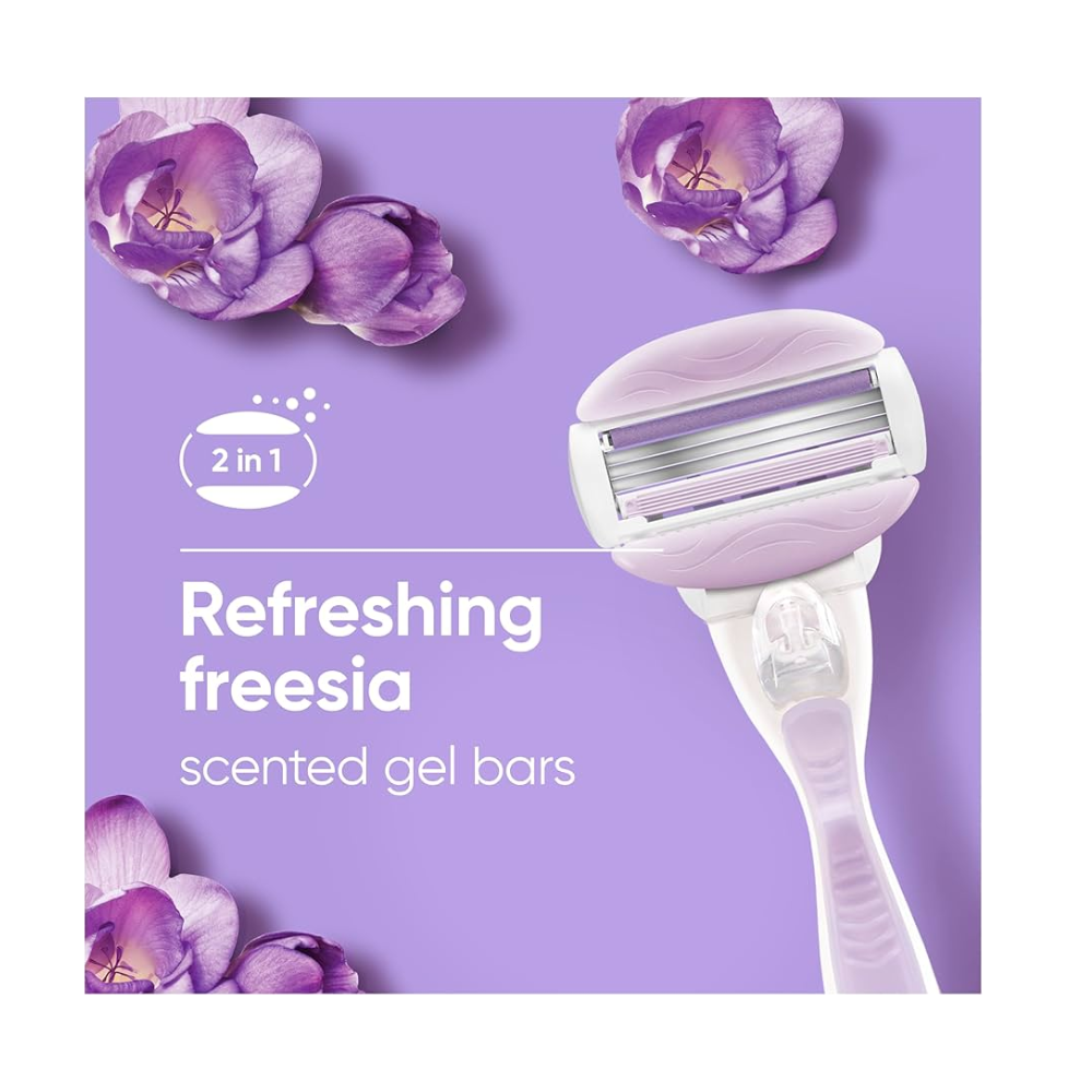 Gillette Venus Comfortglide Freesia Razor + 1 Refill Blade