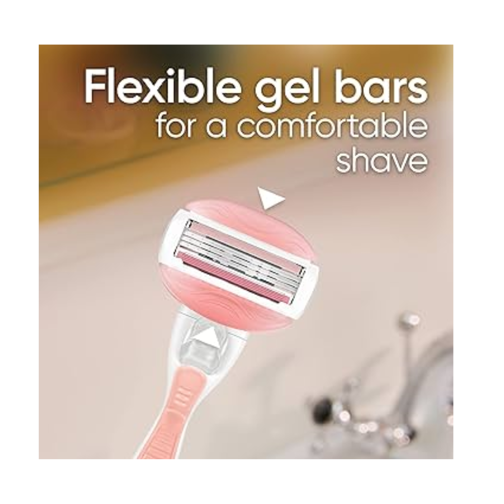 Gillette Venus Comfortglide White Tea Razor + 6 Refill Blades