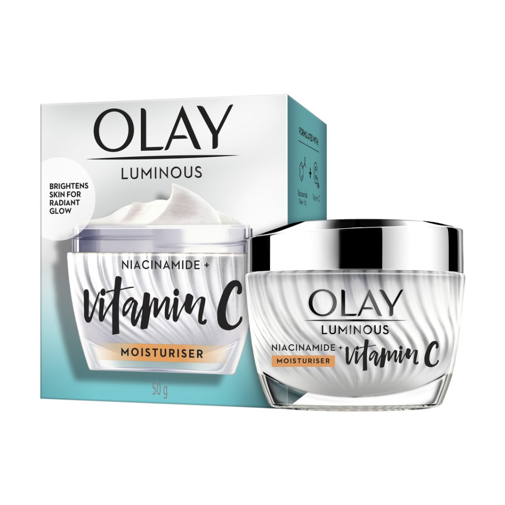 Olay Luminous Niacinamide + Vitamin C Moisturiser & Serum Set