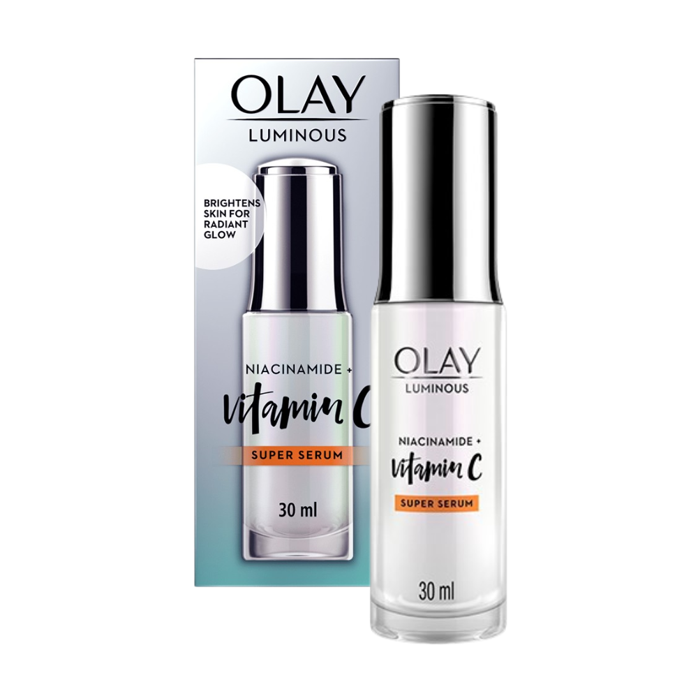 Olay Luminous Niacinamide + Vitamin C Moisturiser & Serum Set