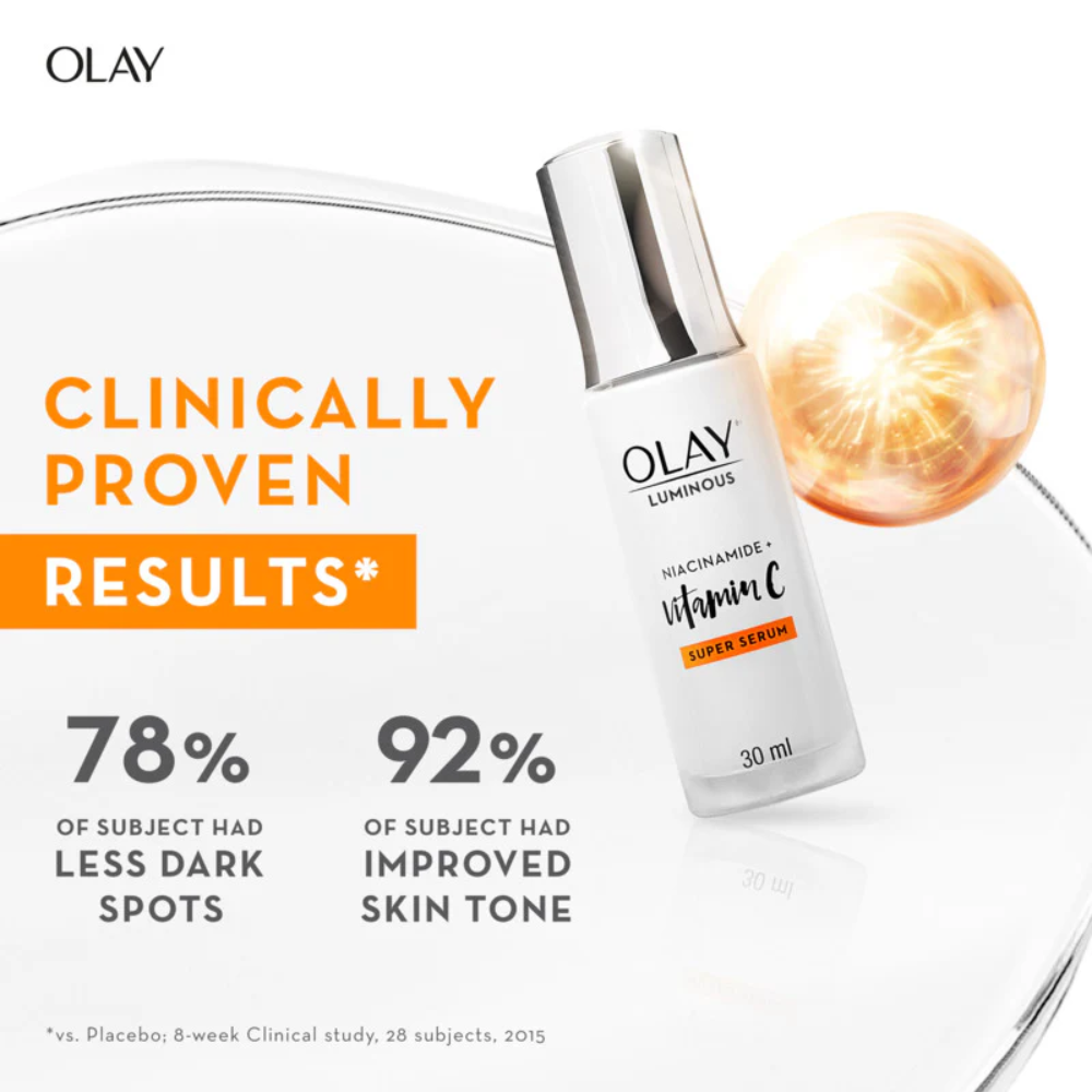 Olay Luminous Niacinamide + Vitamin C Moisturiser & Serum Set